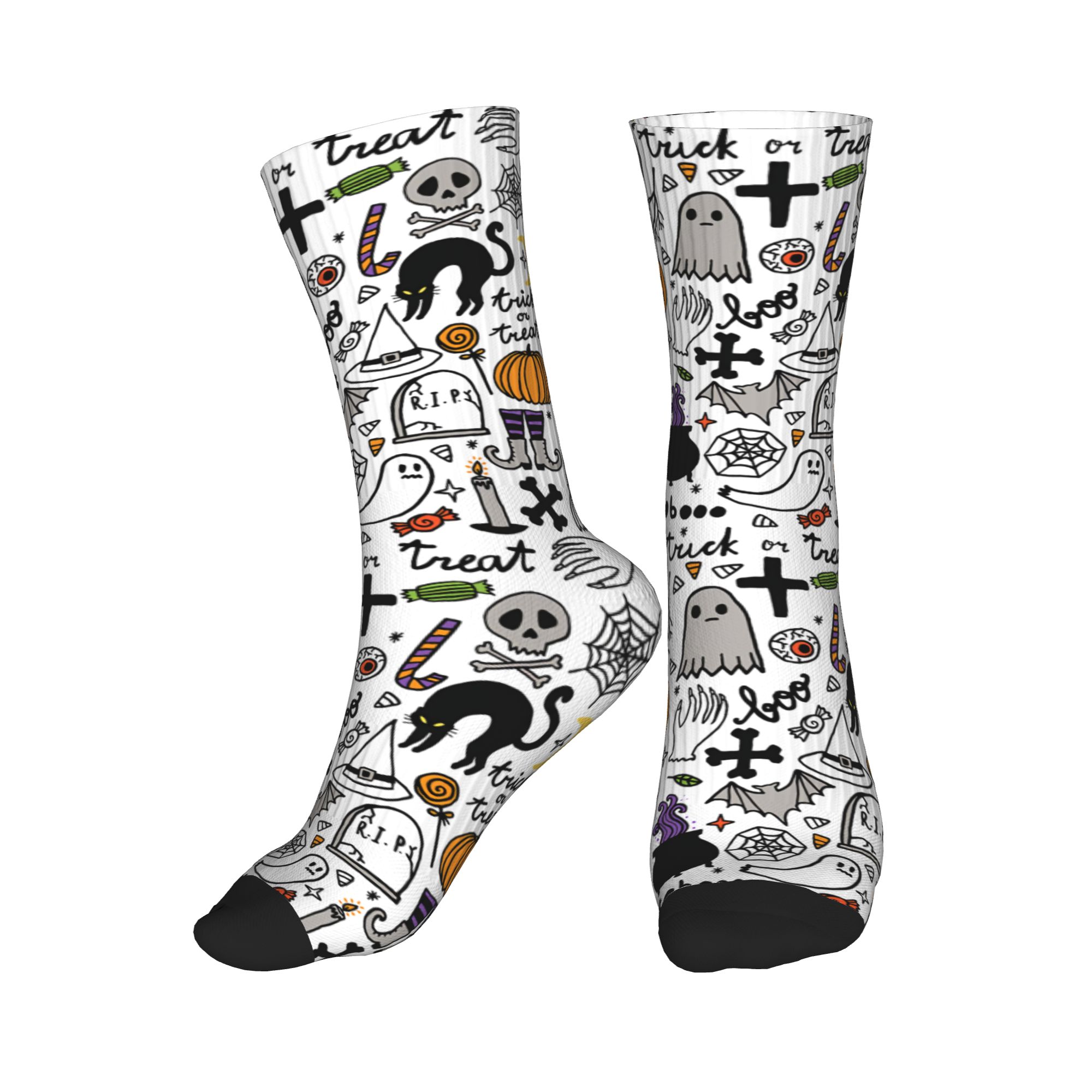 3D Printing Youtube - Magic Witch Men Women Crew Socks