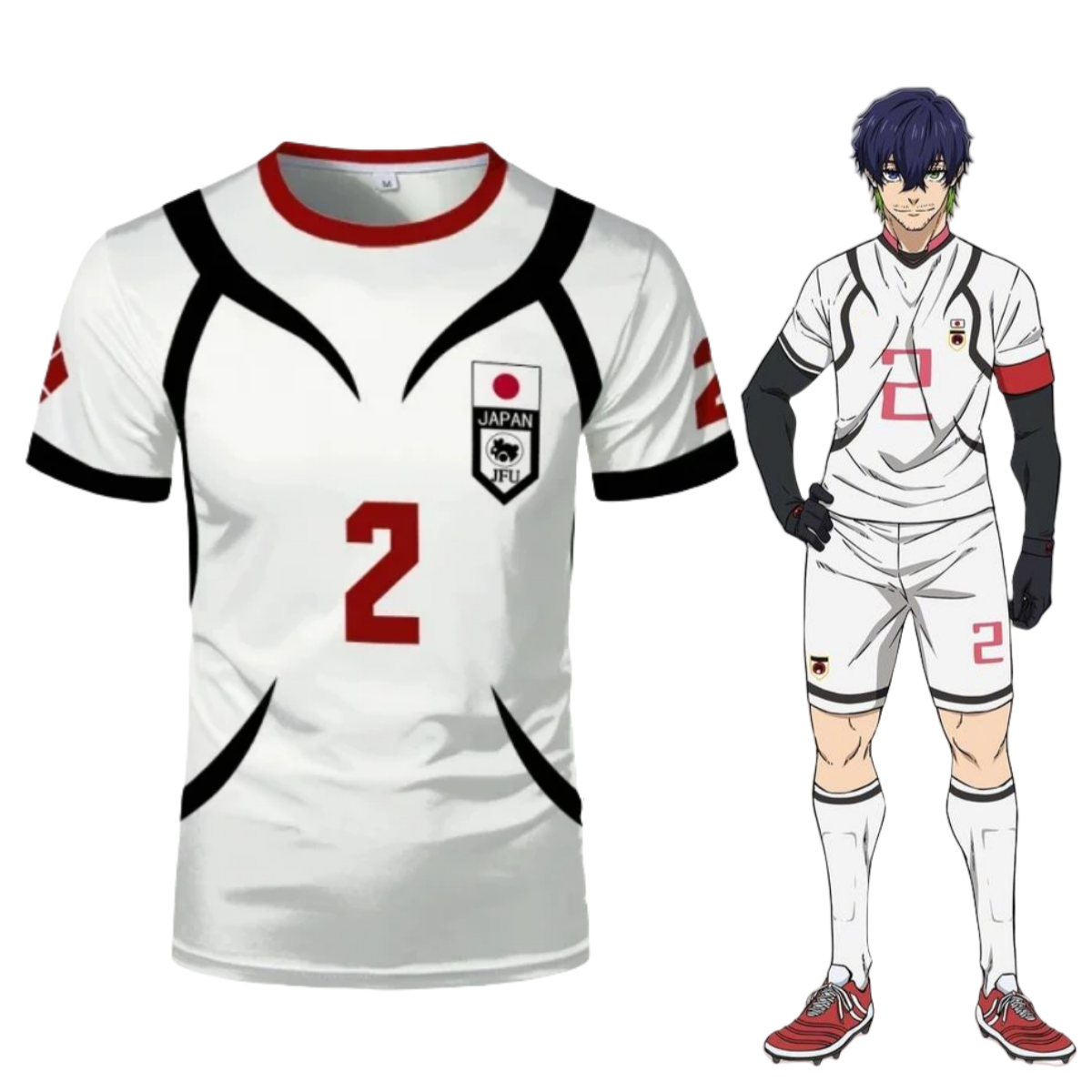 3D Printing Services - Anime Aiku Shirt Cosplay Costumes #2