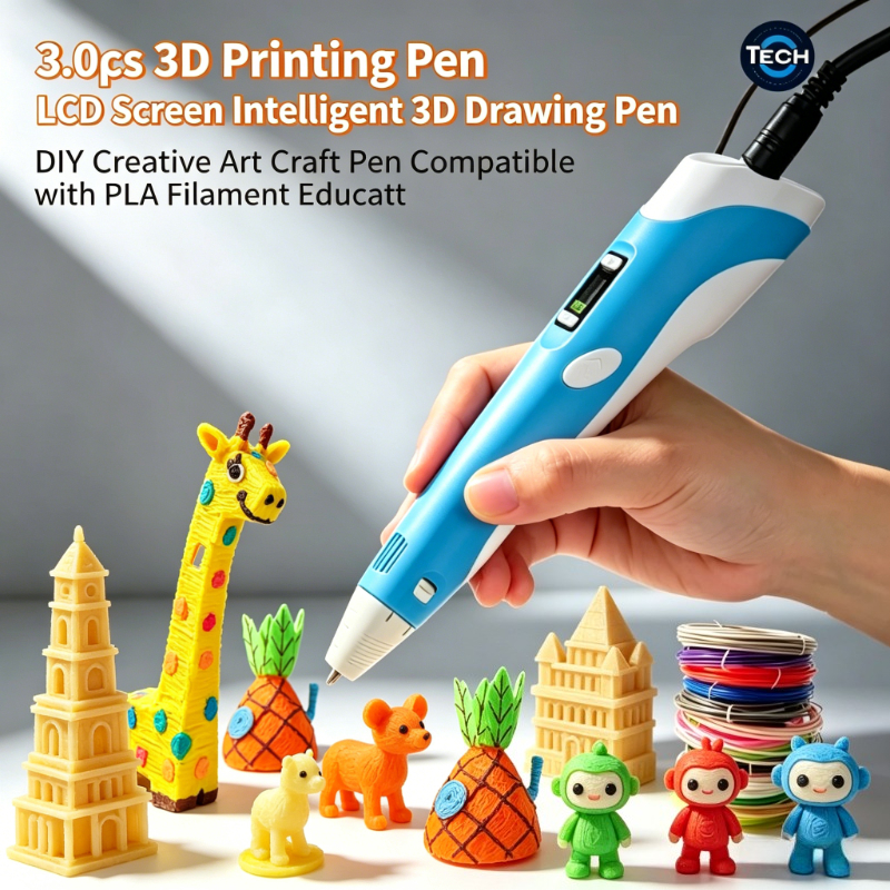 3D Printing Laboratory - 3Pcs LCD Screen 3D Printing Pen
