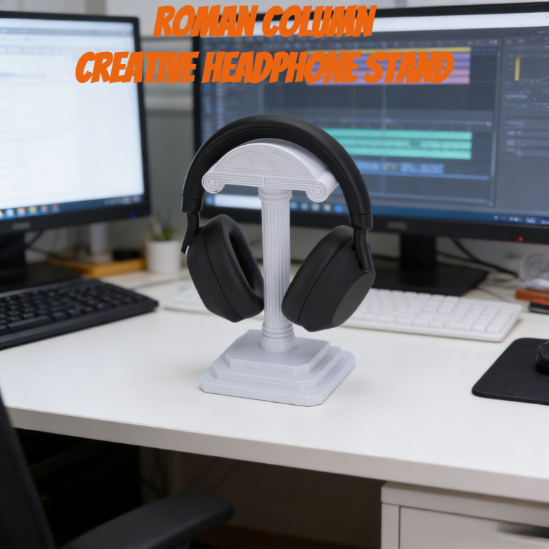 3D Printing Holder - Greek Column Headphone Stand 3D Printed