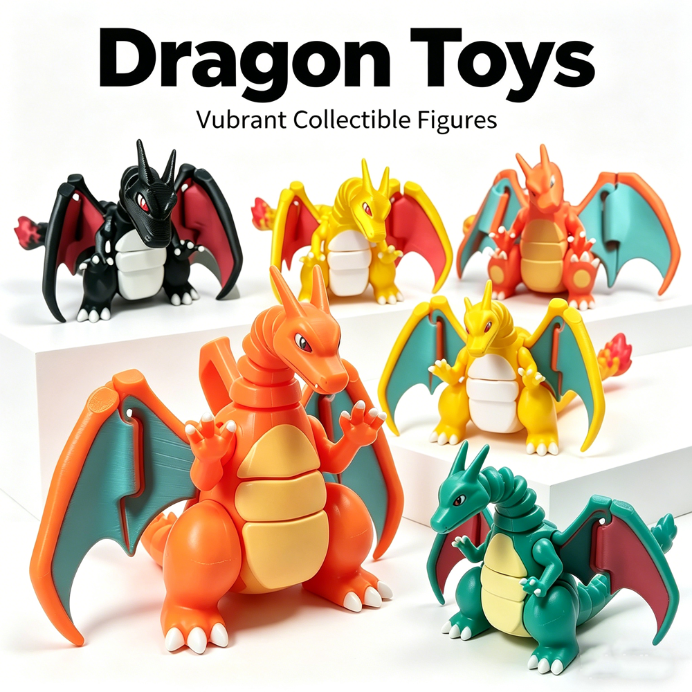 3D Printing Idea - 3D Printed Anime Pokémon Figures Charizard