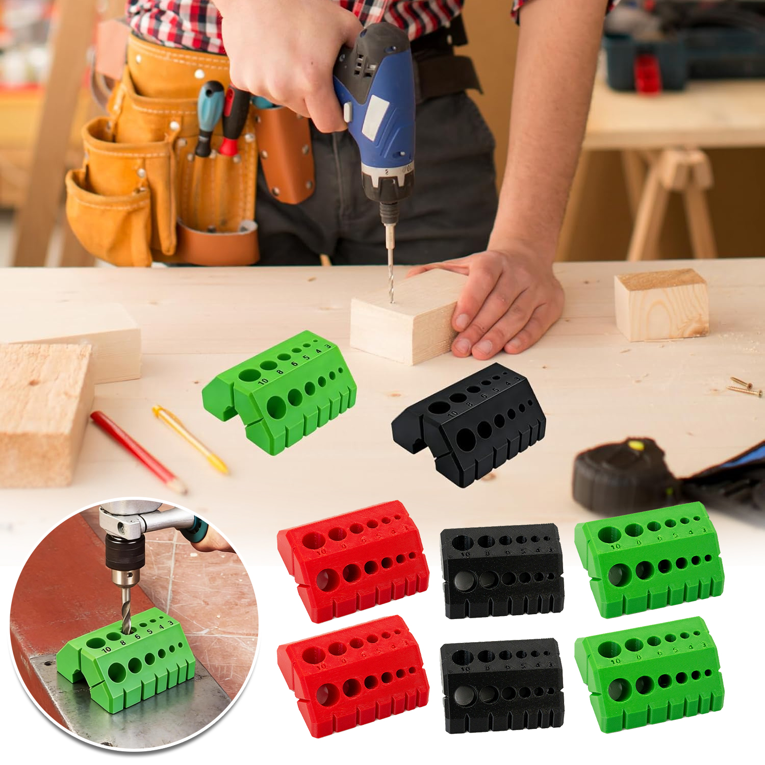 3D Printing Holder - 3D Printing Drill Guide Holder Electric