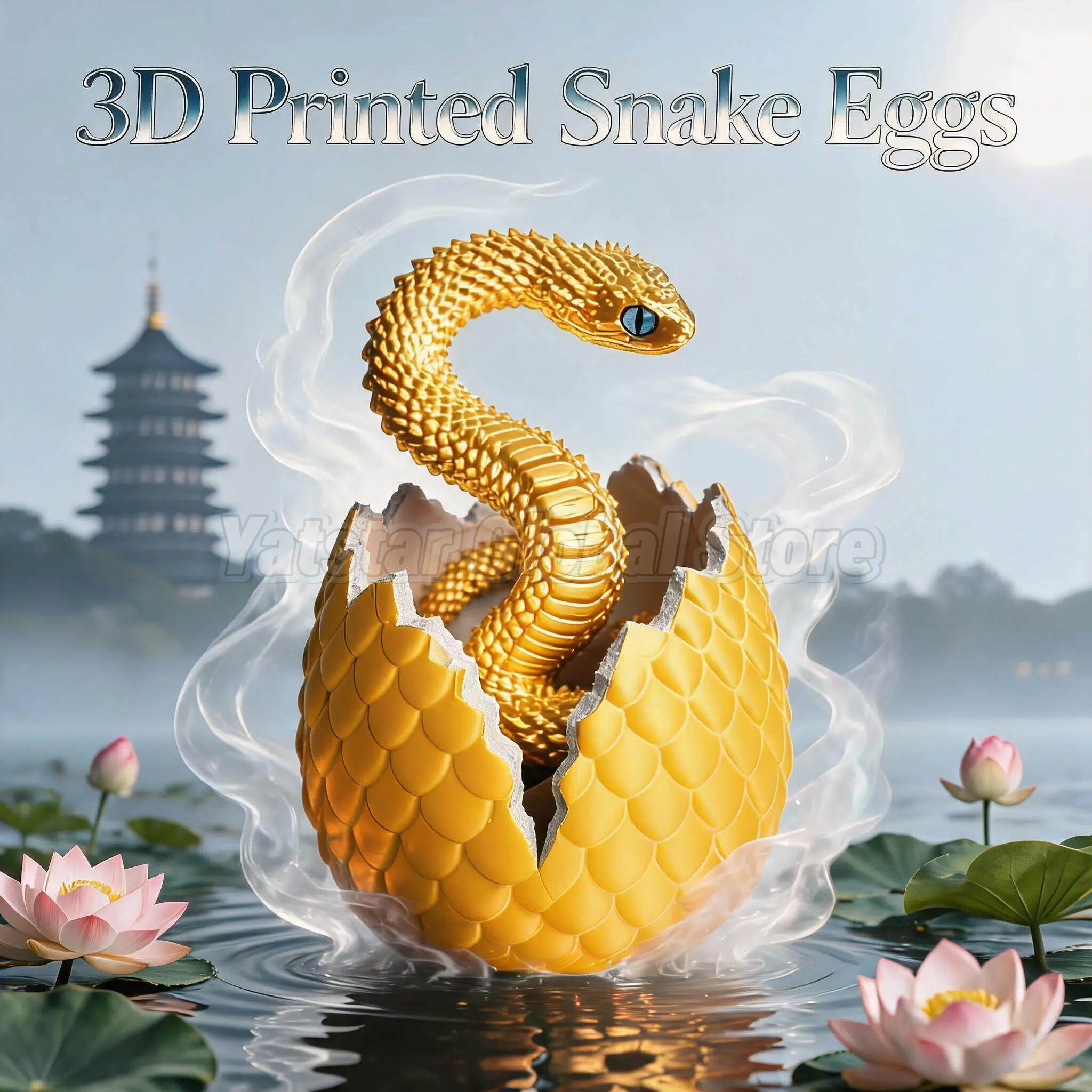 3D Printing Idea - 3D Printed Snake Egg Toy Creative