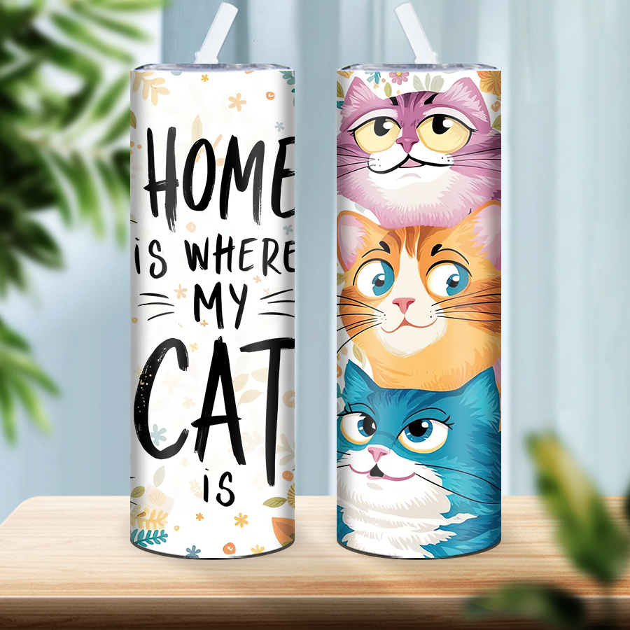 20oz 3D Print Cute Cat Tumbler – обзор и цена 3D Printing Steel