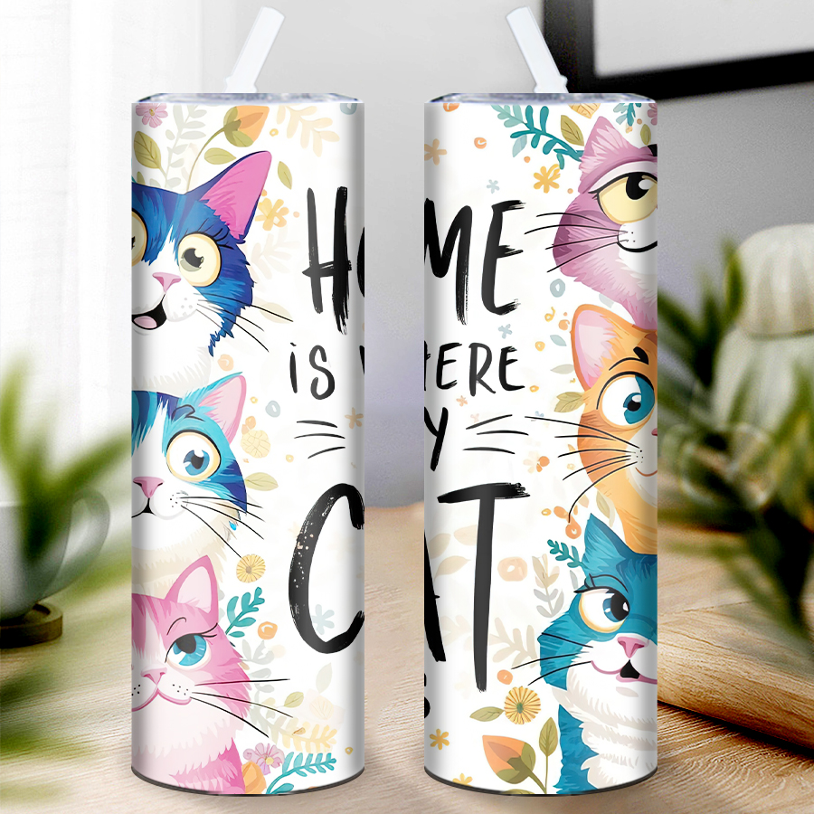 20oz 3D Print Cute Cat Tumbler – обзор и цена 3D Printing Steel