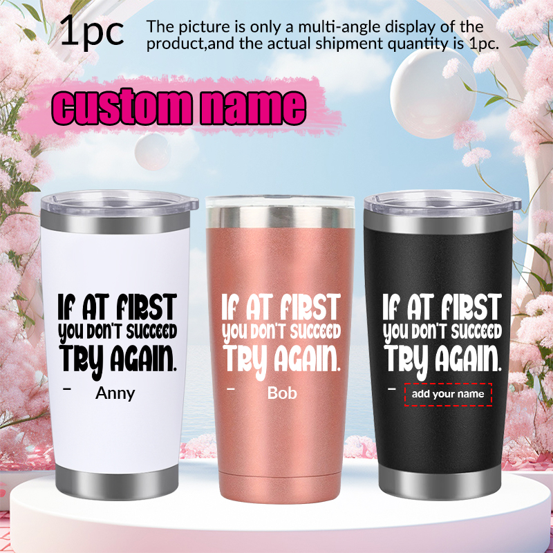 1pc Customized Name 20oz Car C – обзор и цена 3D Printing Steel