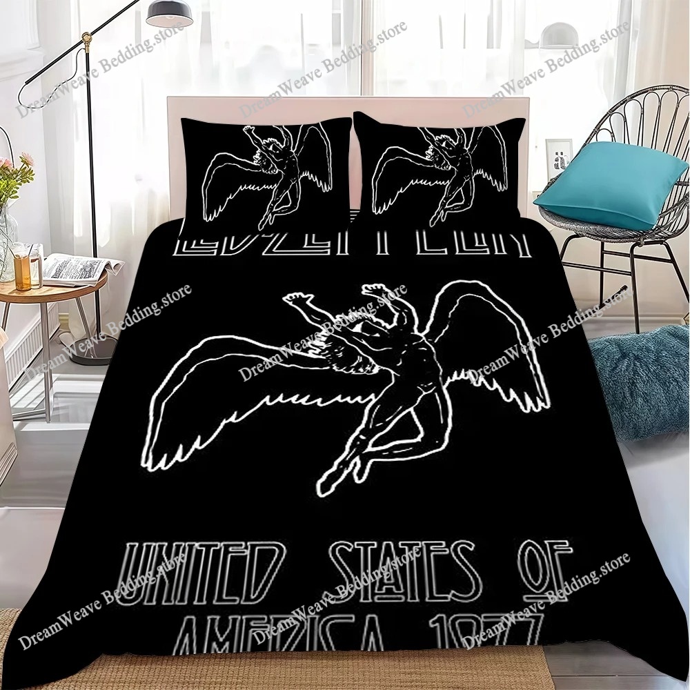 Led Z-Zeppelins Band Duvet Cov – обзор и цена 3D Printing Z Banding