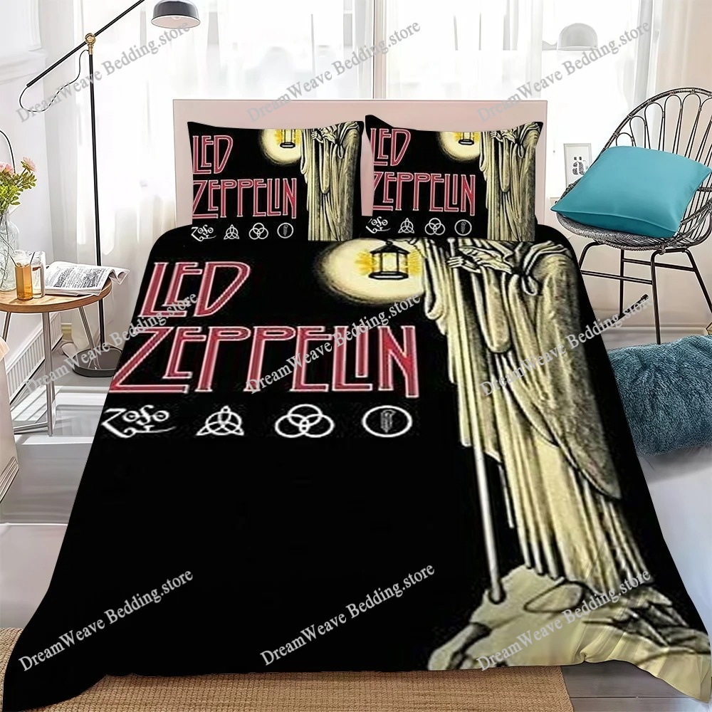 Led Z-Zeppelins Band Duvet Cov – обзор и цена 3D Printing Z Banding