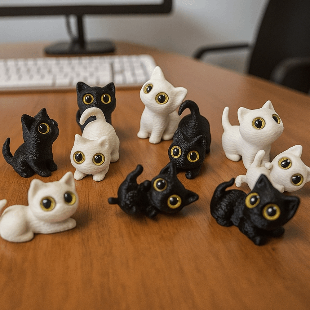 PLA Halloween Cat Anime Figure – обзор и цена 3D Printing Idea
