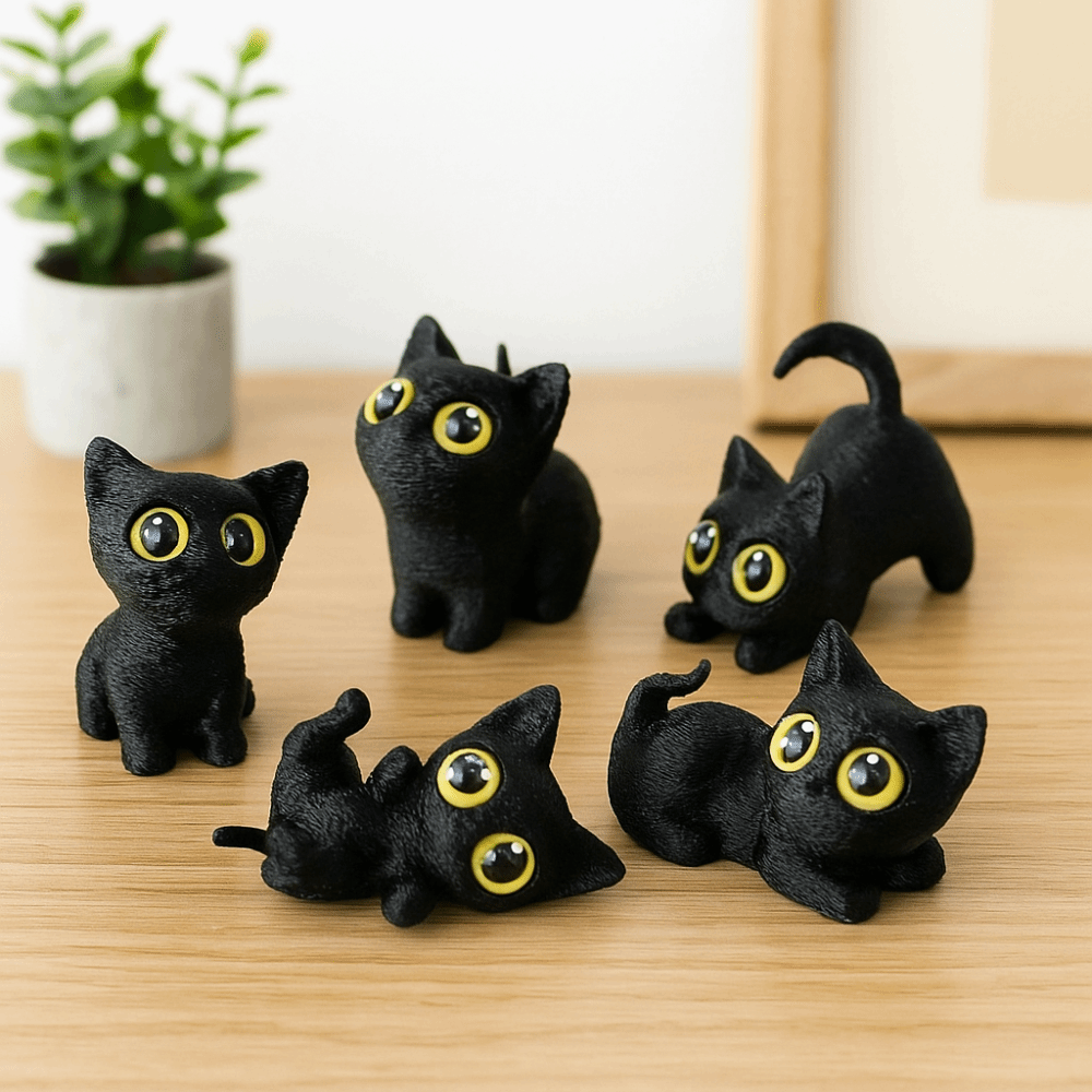 PLA Halloween Cat Anime Figure – обзор и цена 3D Printing Idea