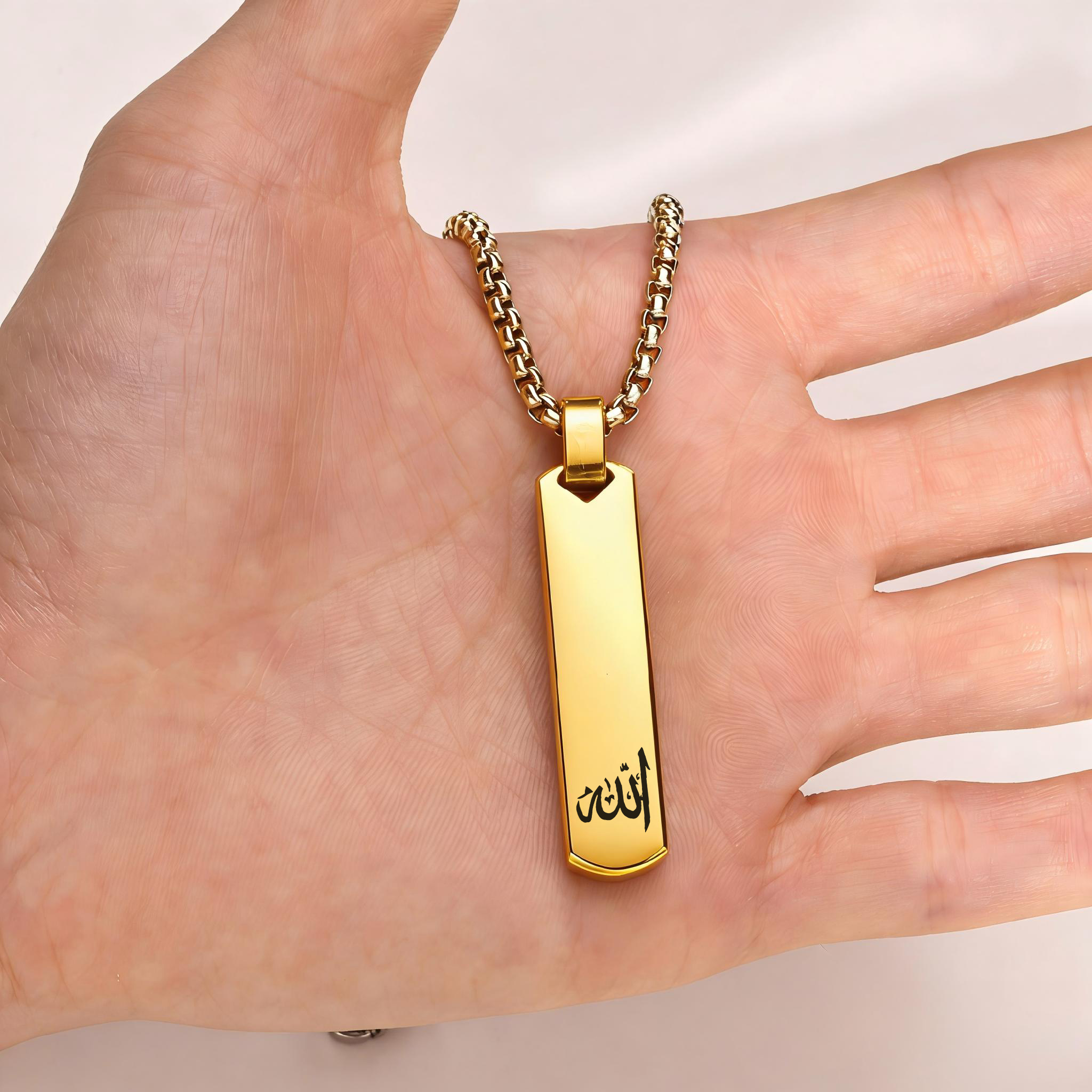 3D Bar Necklace, Cool Simple D – обзор и цена 3D Printing Steel