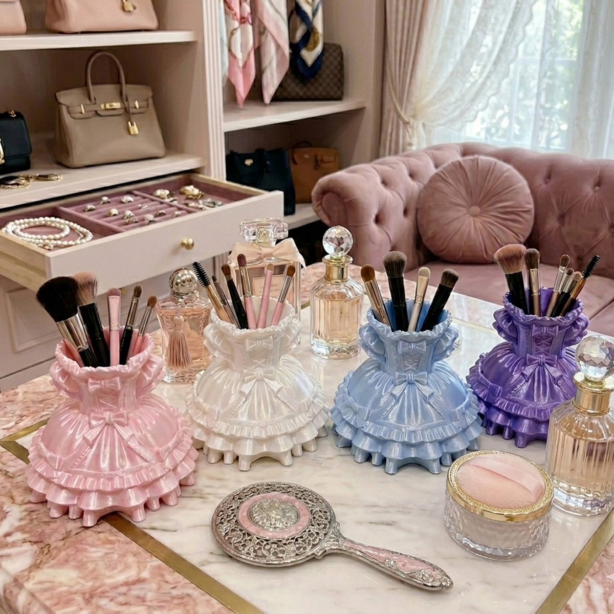 Princess Dress Makeup Brush Ho – обзор и цена 3D Printing Holder