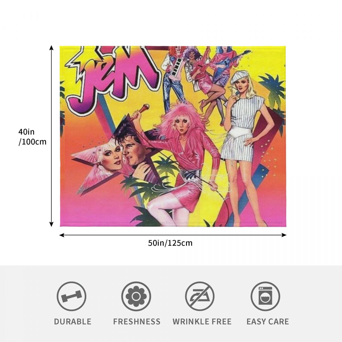 Jem and the holograms Throw Bl – обзор и цена 3D Printing Hologram