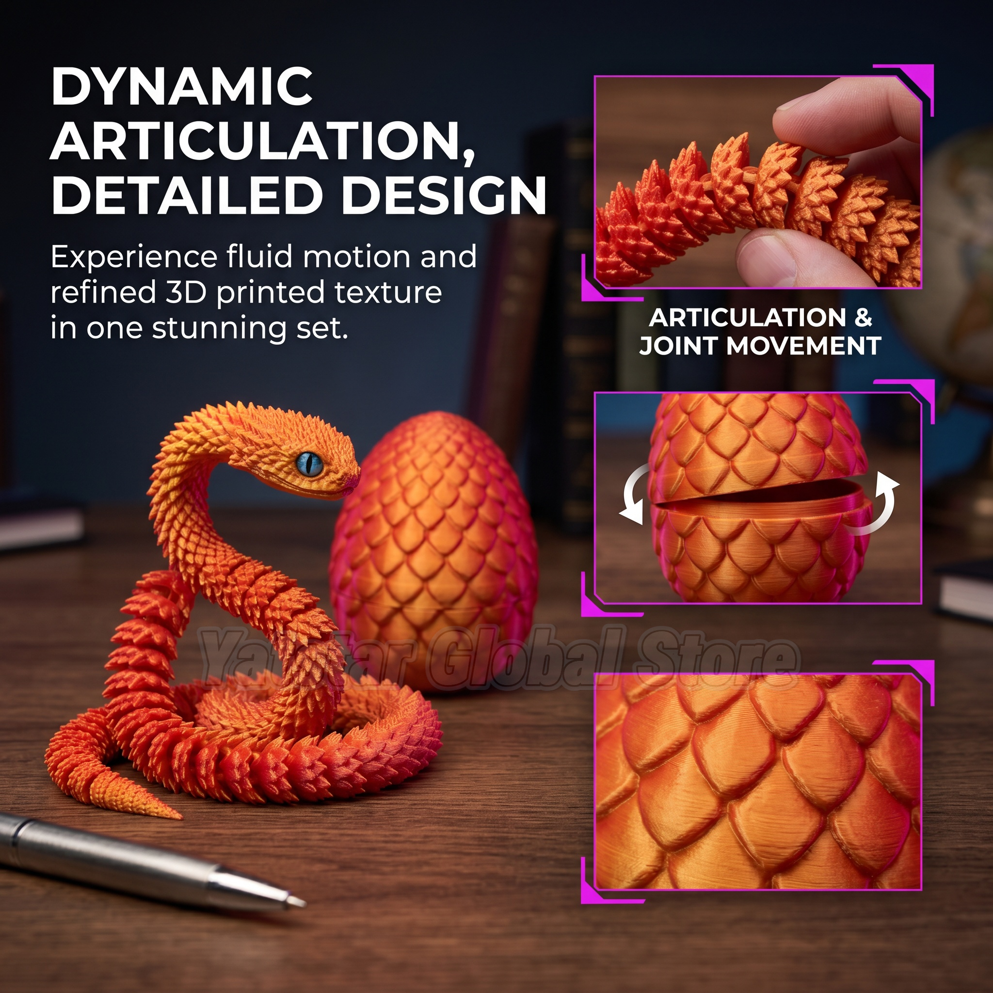 3D Printed Snake Egg Toy Creat – обзор и цена 3D Printing Idea