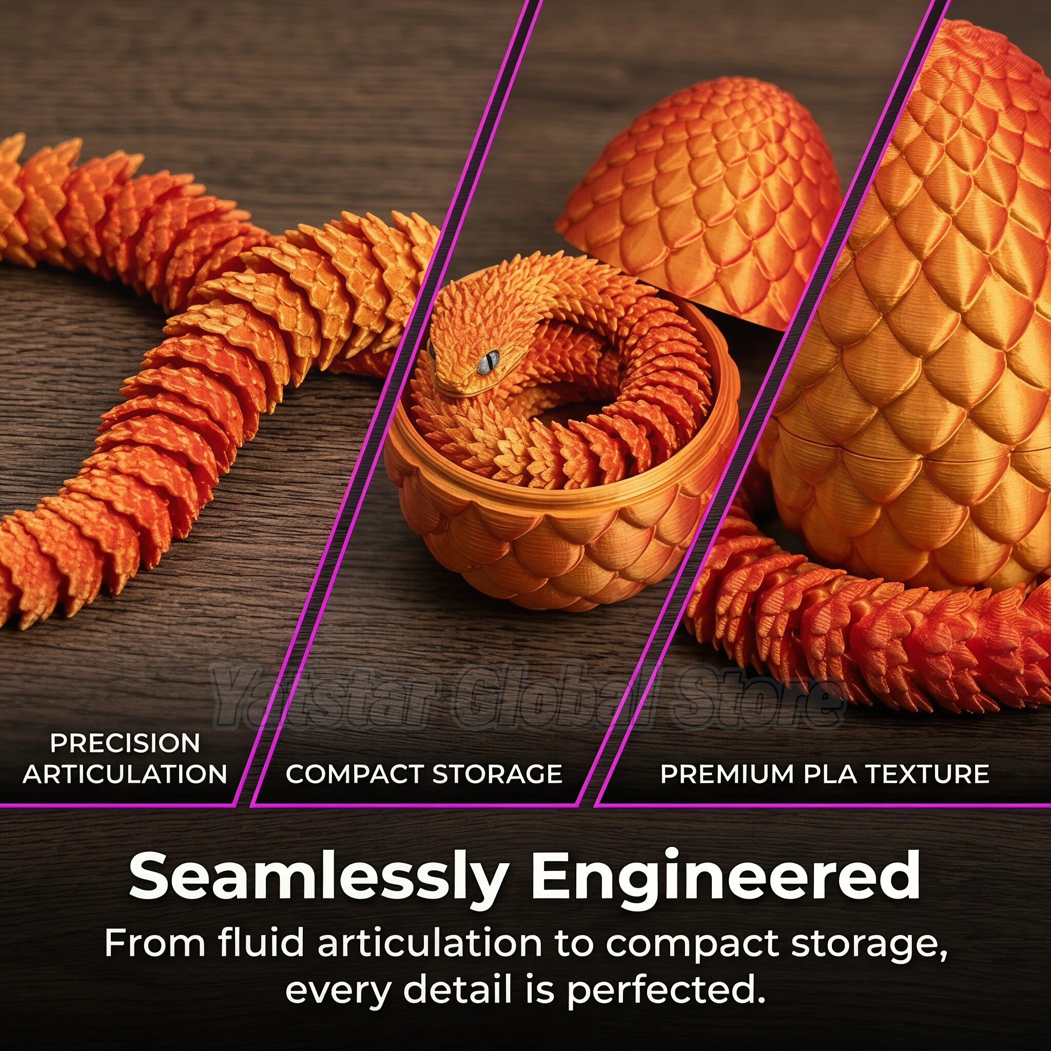3D Printed Snake Egg Toy Creat – обзор и цена 3D Printing Idea